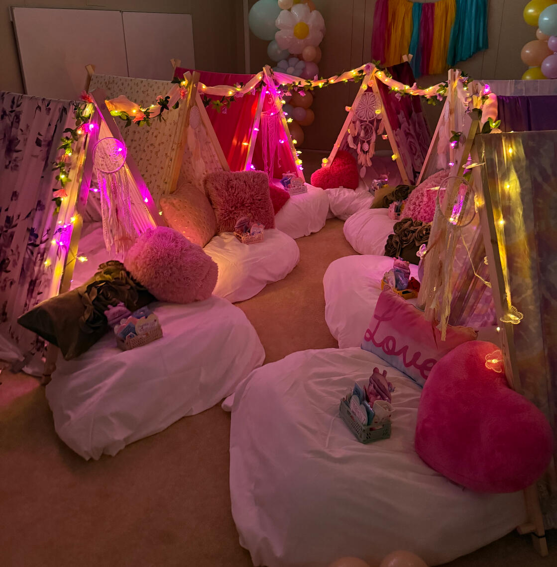 Bohemian Sleepsody- see video for individual tent options.